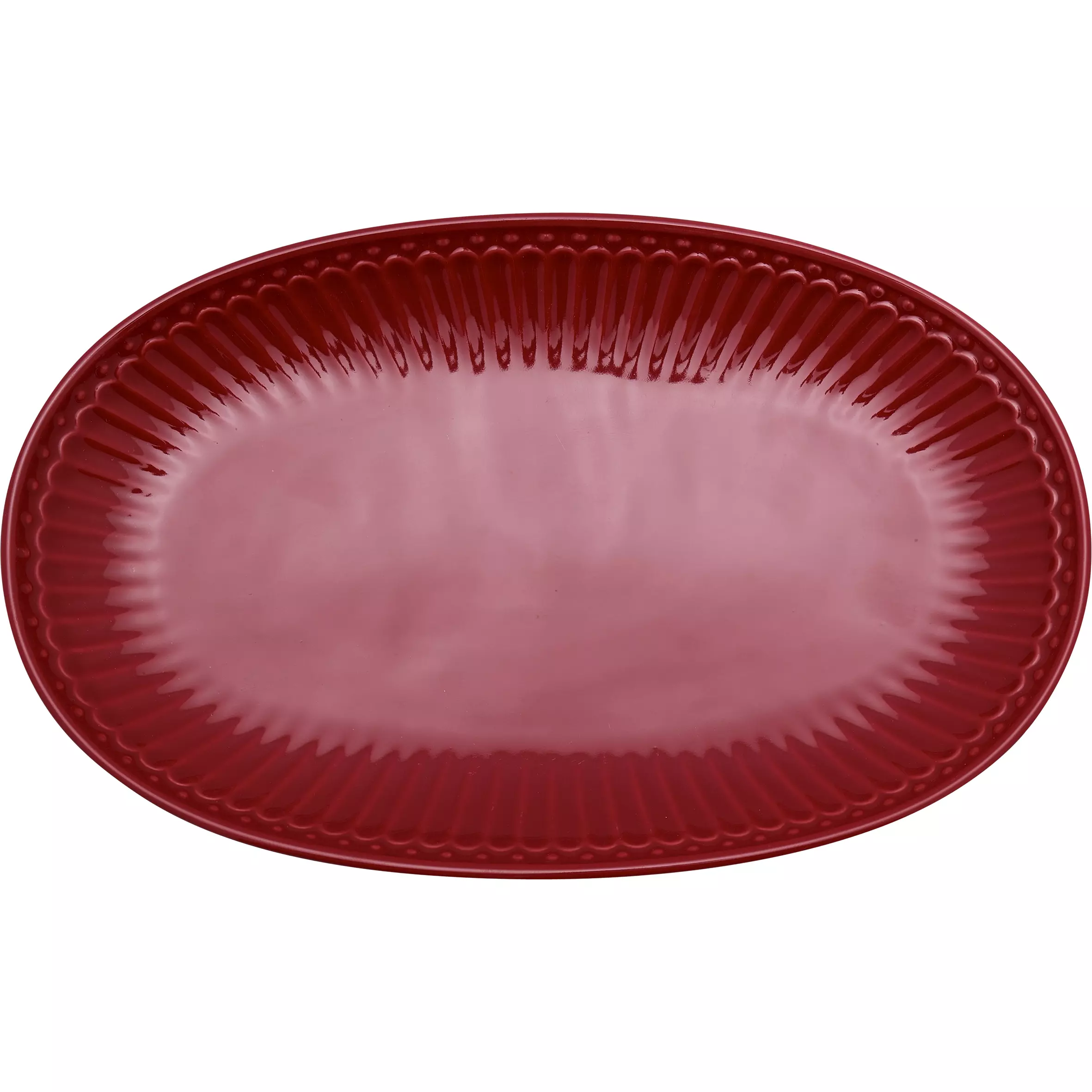 Тарелка для печенья Alice claret red 23 см