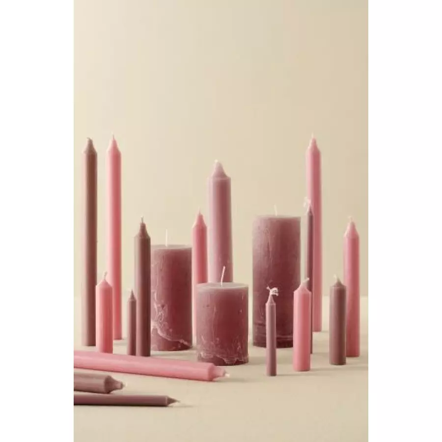 Свеча light pink rustic d 2,2 cm 29 cm — изображение 2
