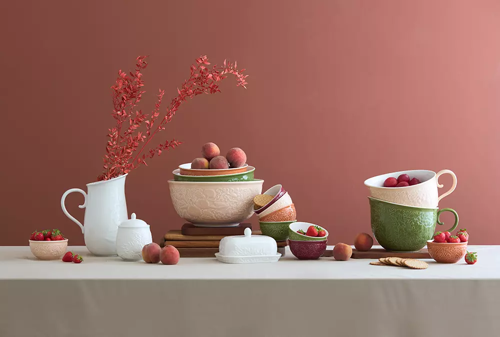 Миска English gardens, 2 л, медовая 20,3х20,3х10,6 см — изображение 4
