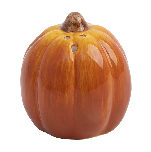 Емкость для соли или перца, 7 см, керамика, оранжевая, Тыква, Bright pumpkin