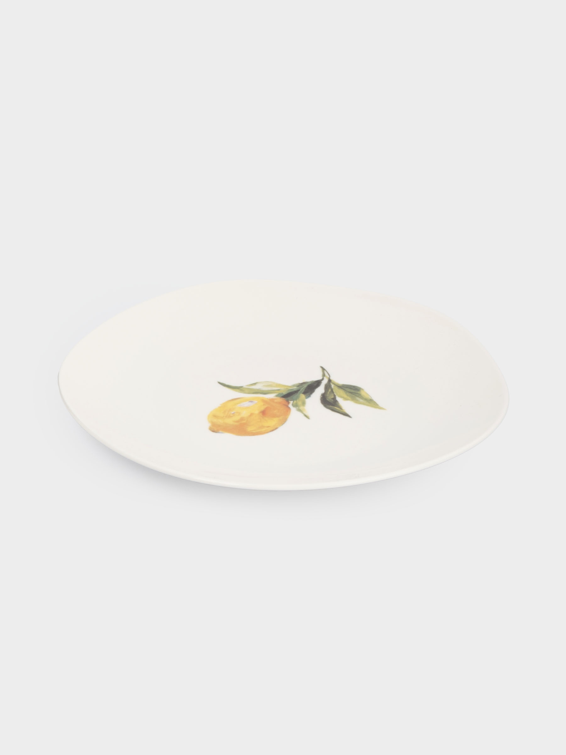 Тарелка закусочная, 21 см, фарфор P, белая, Лимон, Lemon branch — изображение 2