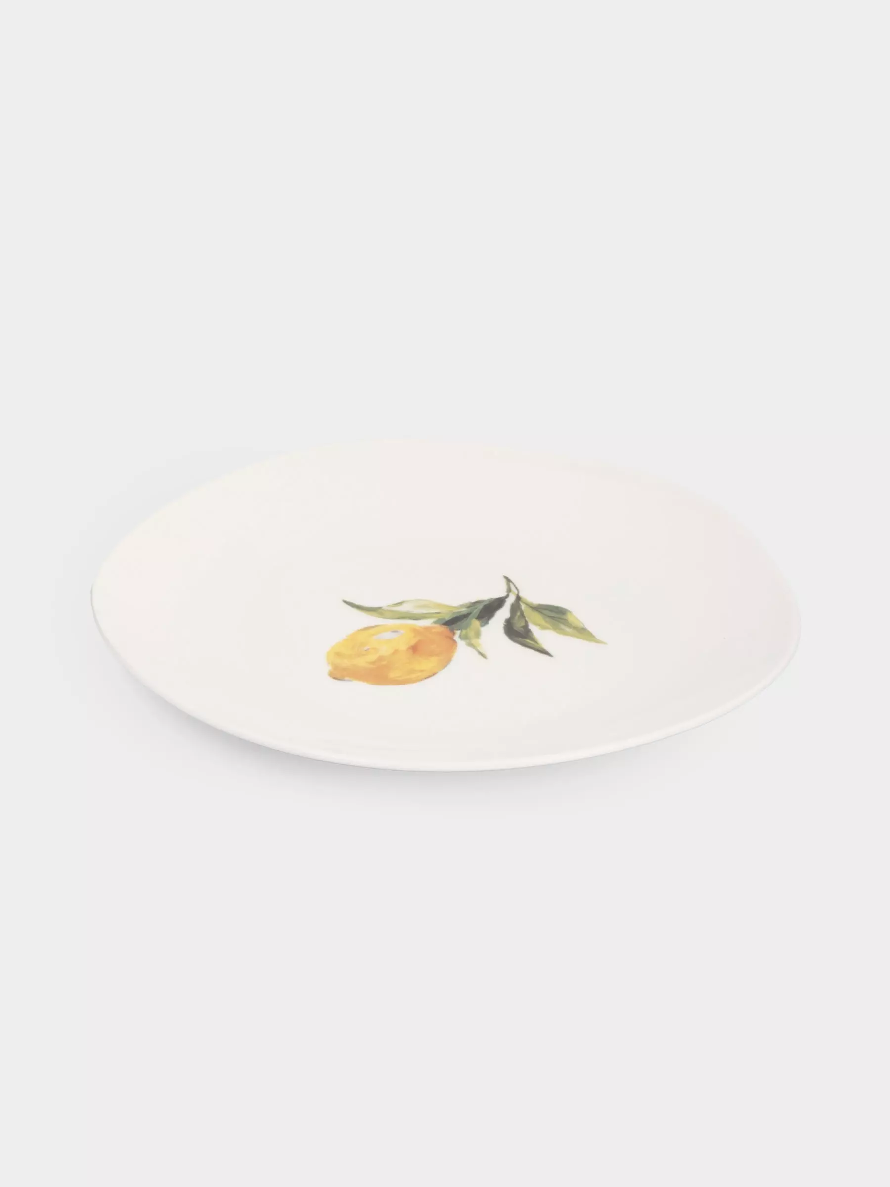 Тарелка закусочная, 21 см, фарфор P, белая, Лимон, Lemon branch — изображение 2