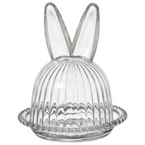 Блюдо сервировочное с крышкой "RABBIT FAMILY" 14х14х16см