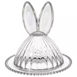 Блюдо сервировочное с крышкой "RABBIT FAMILY" 19,3х19,3х19см