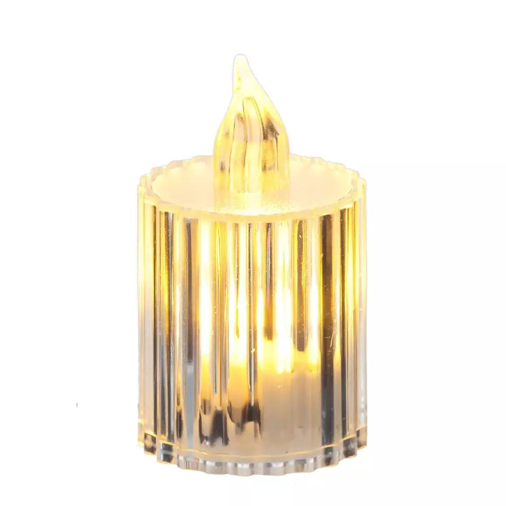 Изделие декоративное "Свеча" (подсветка, 3xLR54), D 3.5 см, L3,5 W3,5 H6,5 с