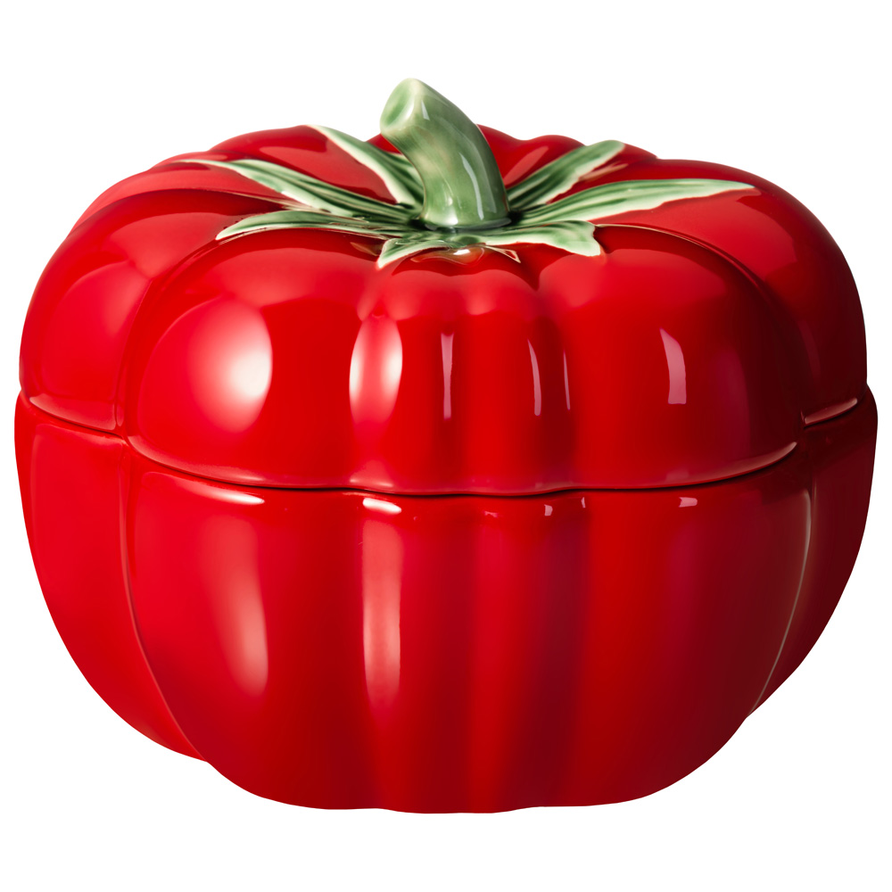 ГОРШОЧЕК ДЛЯ ЗАПЕКАНИЯ "TOMATO" С КРЫШКОЙ 900 МЛ