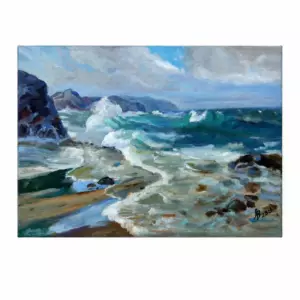 Авторская картина "Брызги" 35*25см