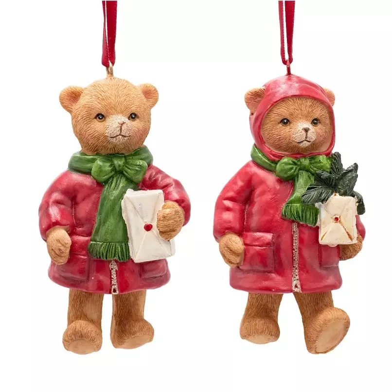 Фигурки подв. "Медвежата в пальто" 5.6x4x10.5cм