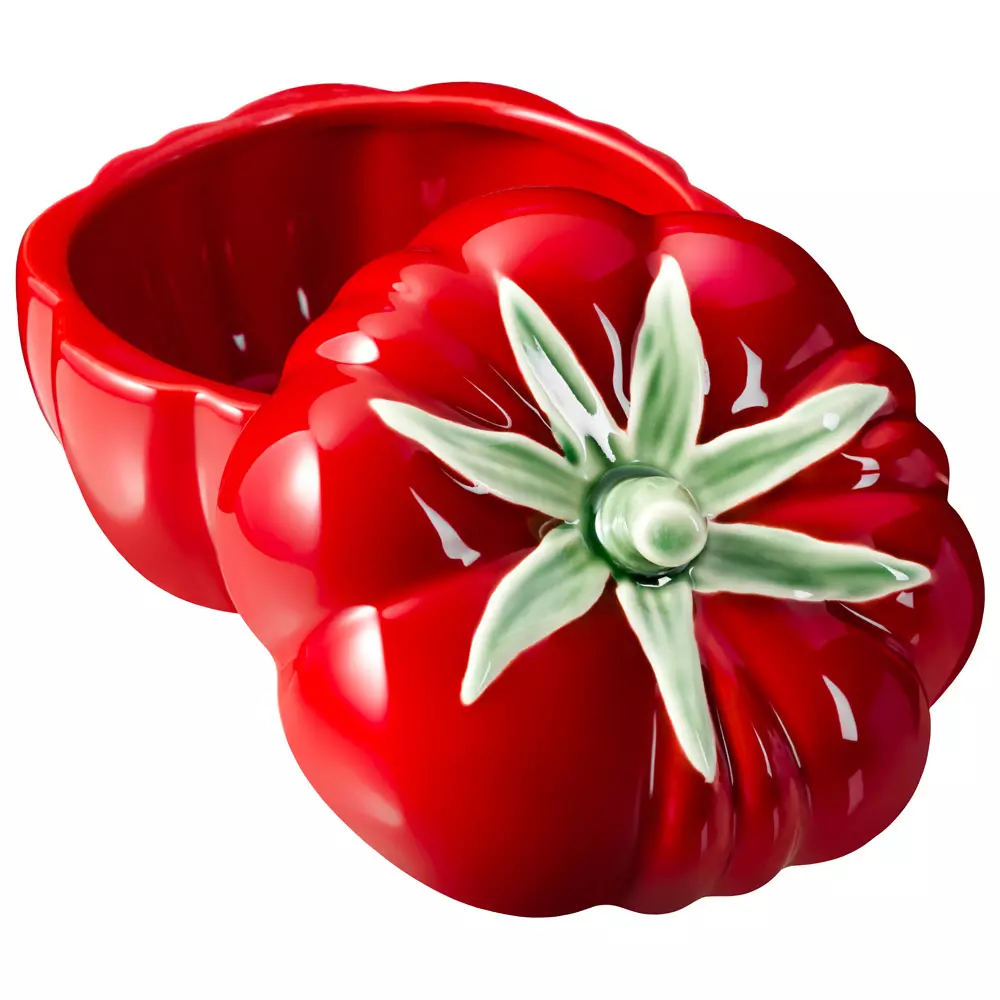 ГОРШОЧЕК ДЛЯ ЗАПЕКАНИЯ LEFARD "TOMATO" С КРЫШКОЙ 450 МЛ — изображение 2