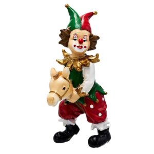 Фигурка "Клоун на лошадке" 16,5см