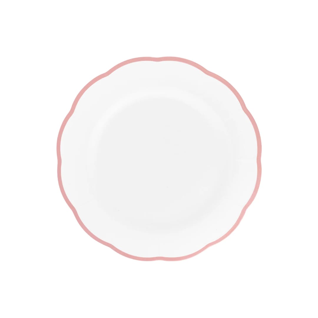 Тарелка для фруктов PINK RIM 20,9 см